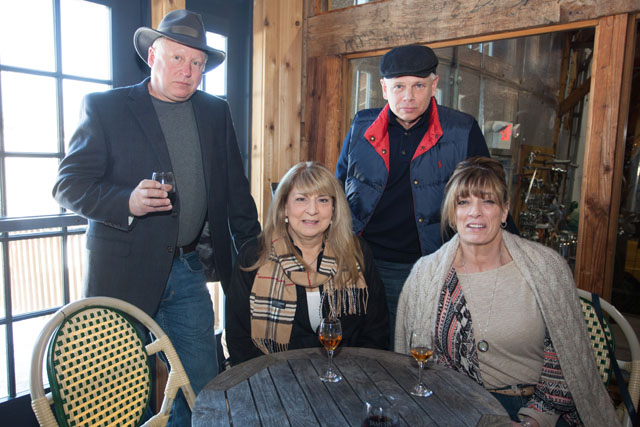 From left: John and Susan Mecionis of Port Jefferson with Craig and Cathy Dwyer of Stony Brook.
