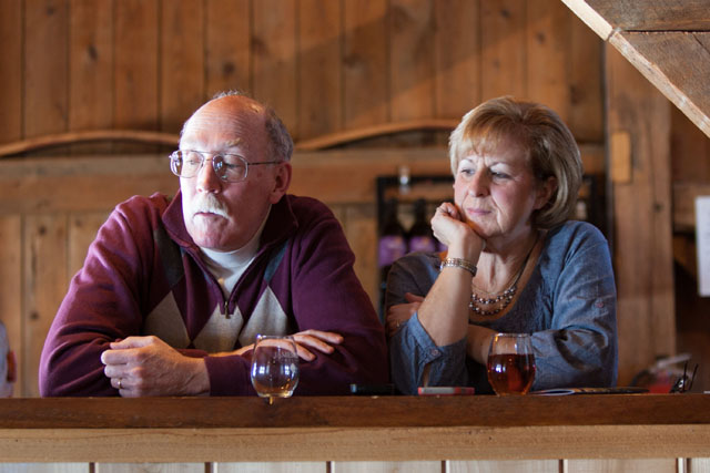 Bill and Wanda Beagen of Patchogue enjoy the afternoon.