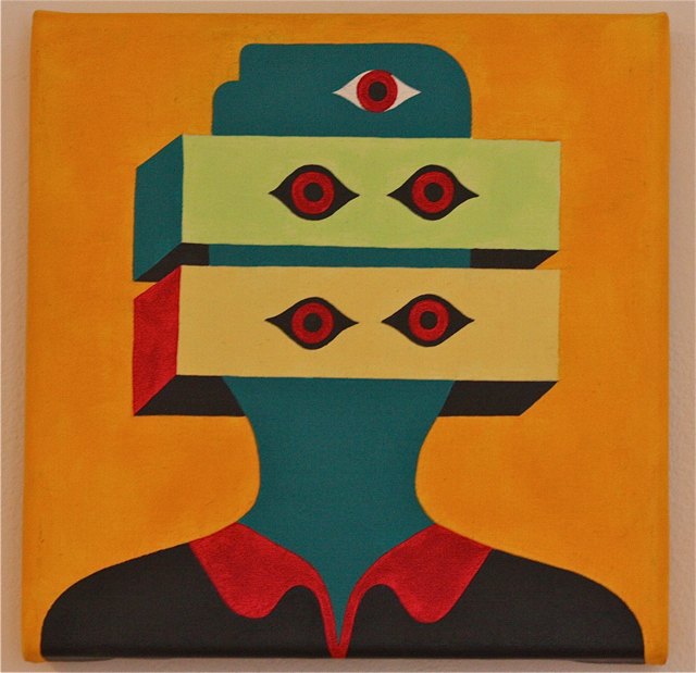 First Place was an acrylic painting titled "Daniel" by Michael Molfetas of Williston Park.