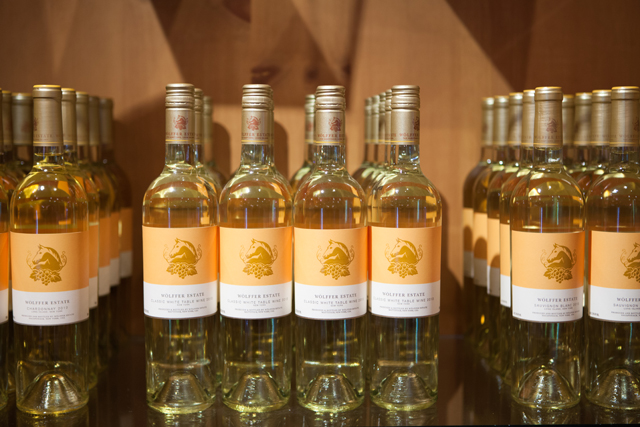 Bottles of Wölffer Classic White.