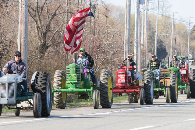 antique tractor