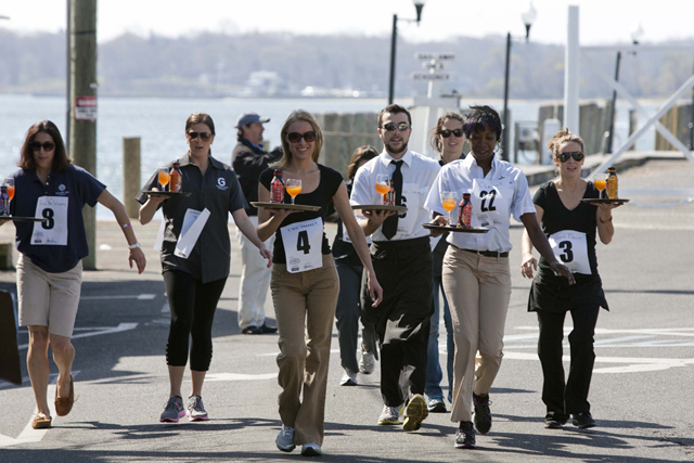 North Fork Waiter Race
