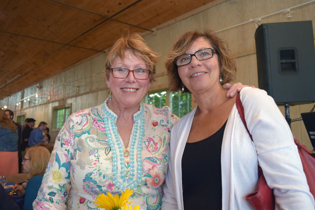 Linda Buke of Mattituck and Angela Lipfert of Jamesport.