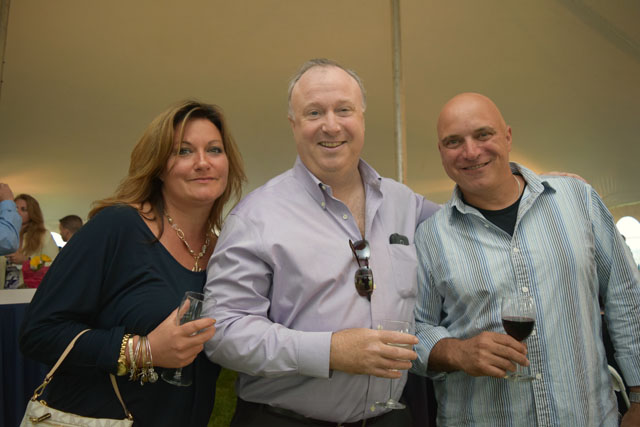 Joann Spanburgh-Waski of Jamesport, Doug Wald of Riverhead and Peter Orlando of Jamesport