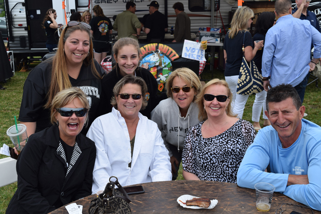 Debbie Griffin (bottom left) and friends.