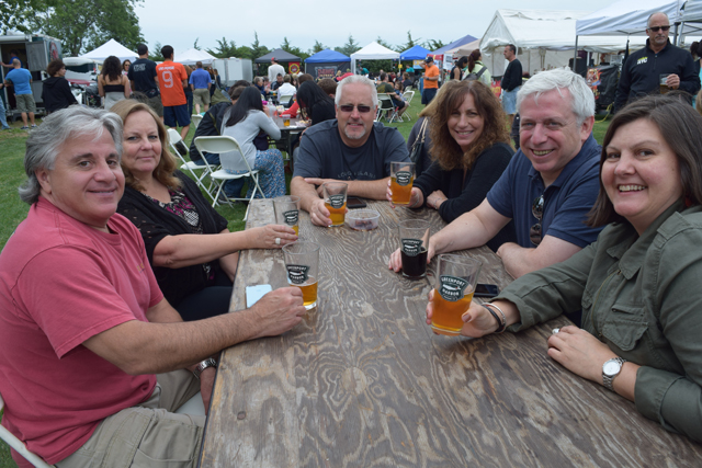 (From left) Joe and Debbie Scuderi of Farmingdale, Jim and Annmarie Loughren of East Northport, Hank and Tanya Rodenburg of Farmingdale.