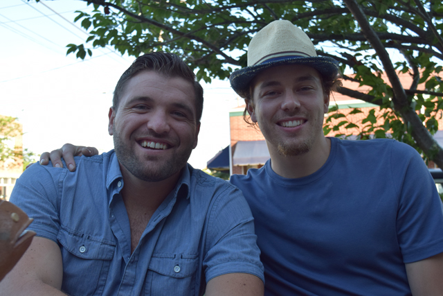 Alex Sirico of Cutchogue and Matt.