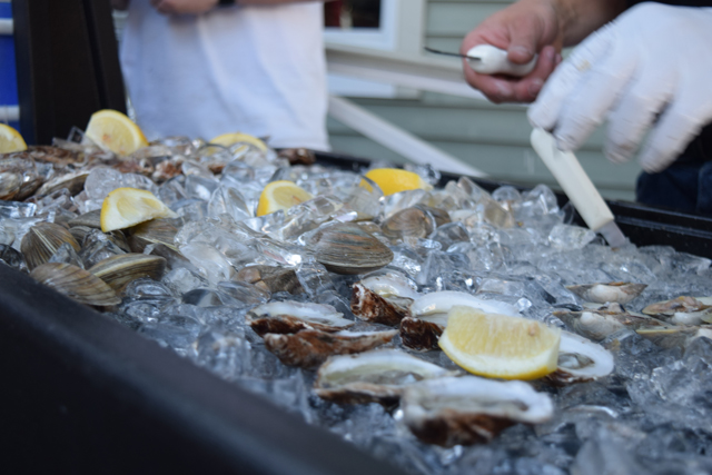 The raw bar.