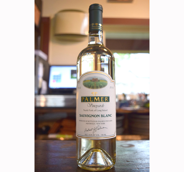 A bottle of Palmer Vineyards sauvignon blanc. (Credit: Vera Chinese)
