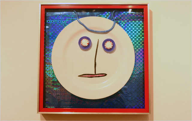 First Place went to Michael Chait of Patchogue for his assemblage titled