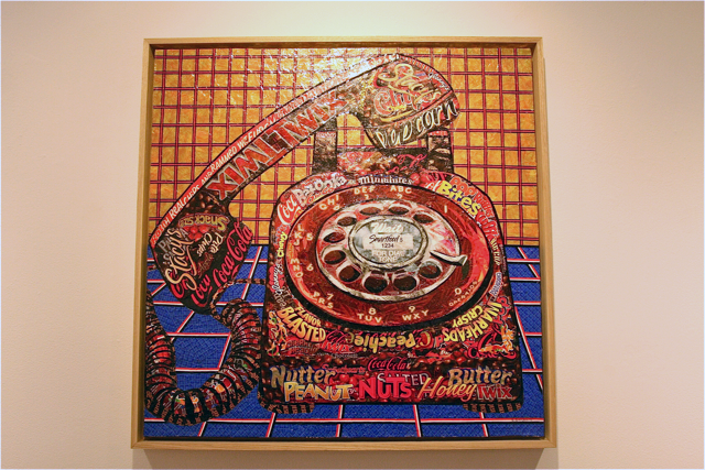 First Place went to Michael Chait of Patchogue for his assemblage titled