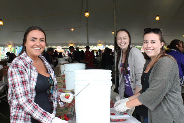 Michelle Fevola, Ashley Marron, and Carly Batist of Mattituck