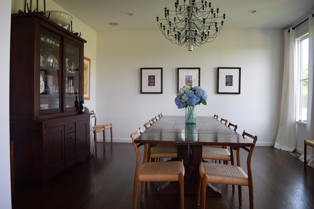 The dining room.