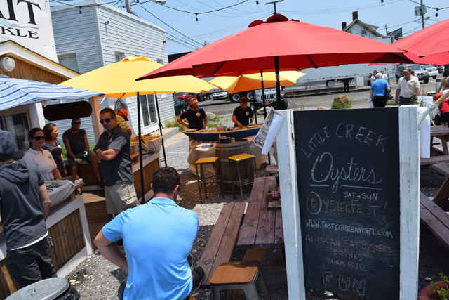 Oysterfest at the Little Creek Market.