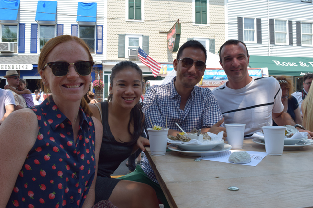 Laura Pitti of Brooklyn Heights, Lindsey and Jonathan Song of Manhattan and Jospeh Pitti of Brooklyn Heights. 