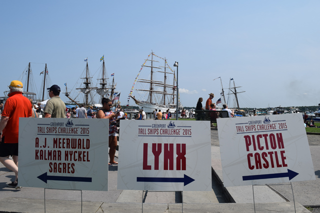 Step right up and see the ships.