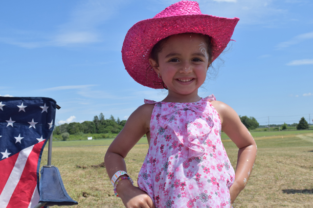 VERA CHINESE PHOTO   Isabella Terrizzi, 4, of Behemia strikes a pose at the 2015 Country Fest Long Island.