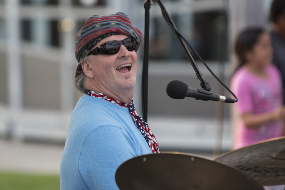The Bobby Nathan Band performs.