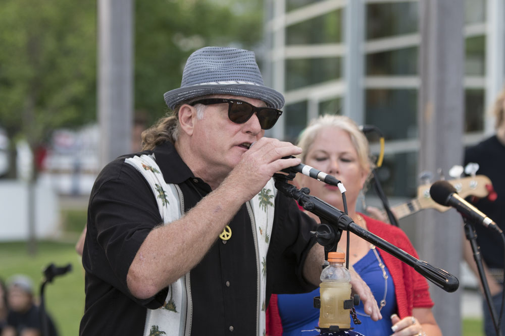 The Bobby Nathan Band performs.