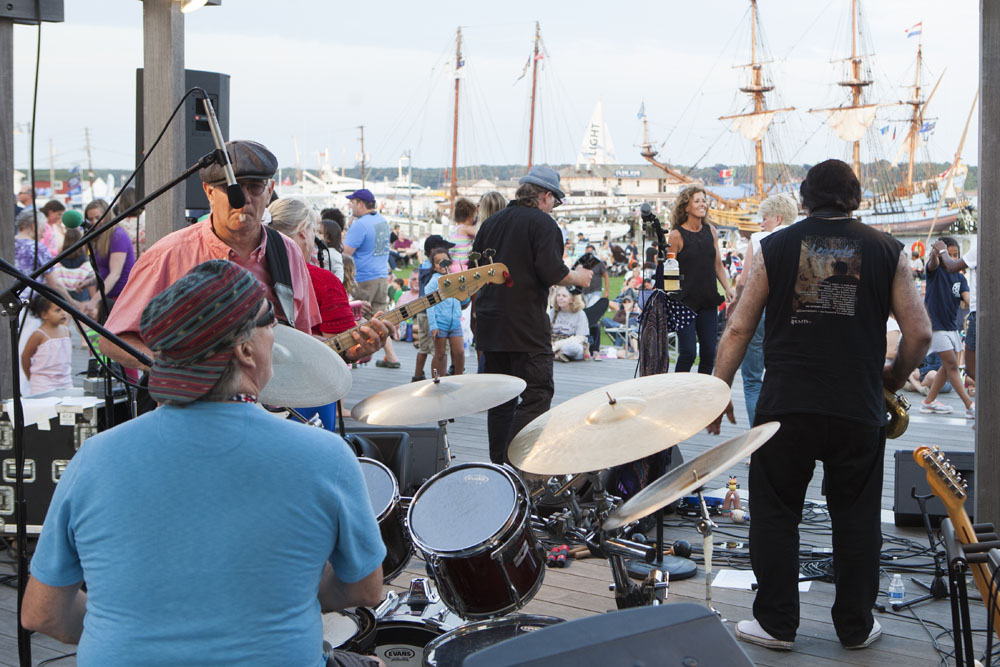 A band's-eye view.