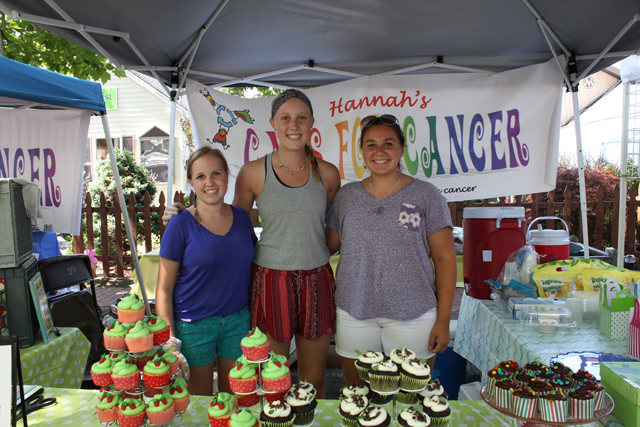 Hannah Prokop, Colby Prokop, and Cassie Nine of Mattituck.