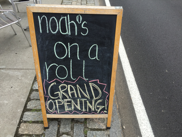 Noah's on a Roll opened on Saturday. (Credit: Grant Parpan)