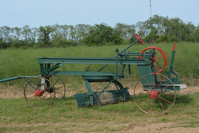 One of the Long Island Antique Power Association's antique plows (Credit: Monique Singh-Roy)