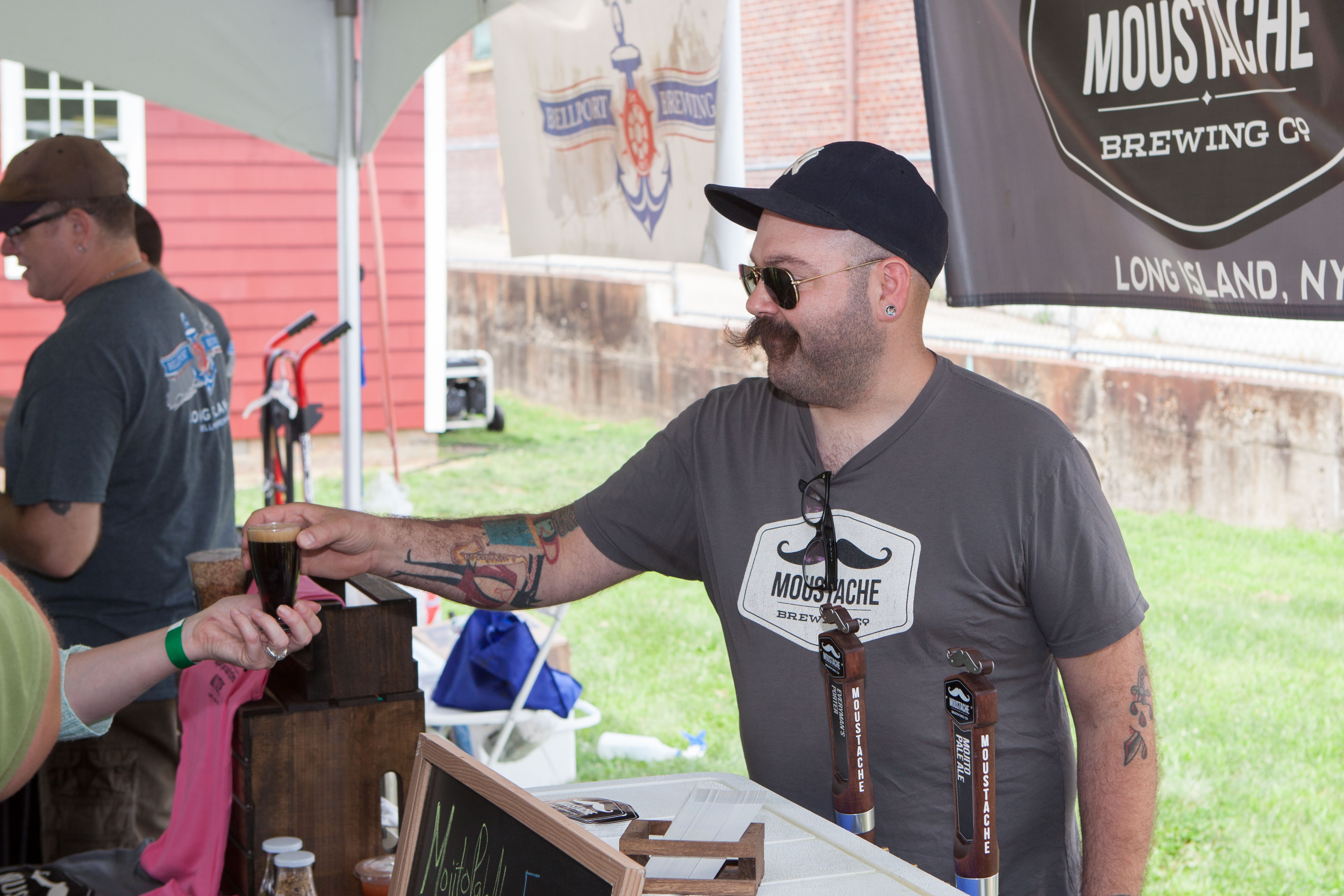 Matthew Spitz of Moustache Brewing Company.