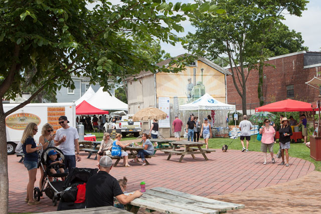 The festival grounds.