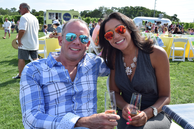 Frank Profera of Patchogue and Rachel Kernisant of Selden.