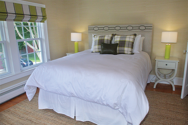 One of the three guest rooms- this one with a double bed. (Credit: Barbaraellen Koch)