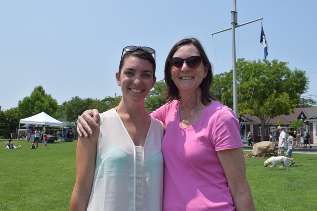 Julia Saltalamacchia and Liz Steinbugler of East Marion. 