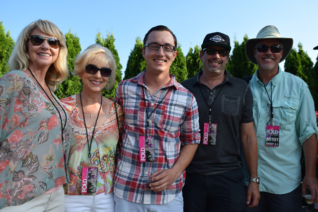 Jennifer Andersen of Glendora, California, Kim, David and Steve Bowen of Los Angeles and Paul Andersen.