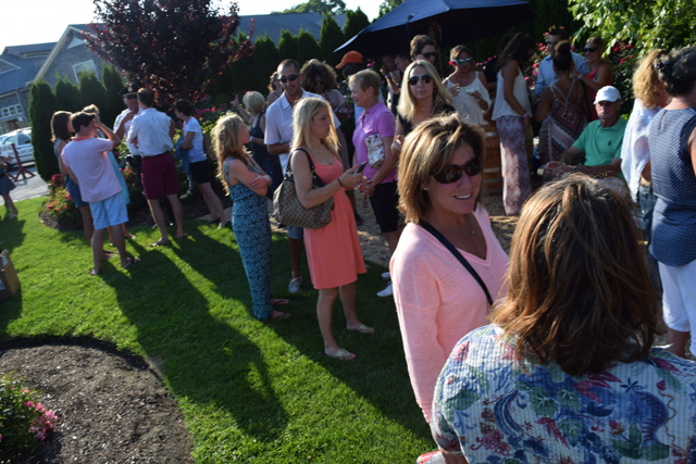A scene from one of the VIP areas.
