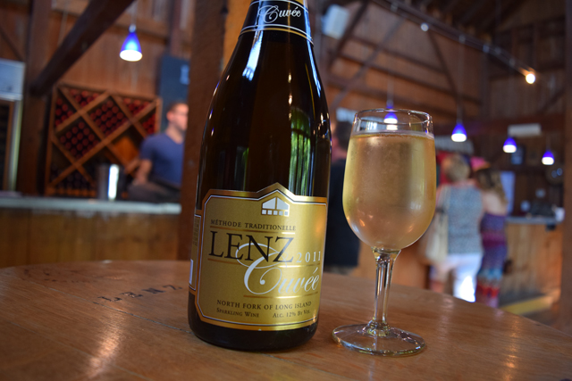 Lenz 2011 Cuvée is a delicious sparkling wine. (Credit: Vera Chinese)