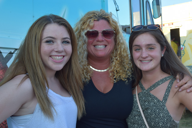 Rachel and Virginia Grecco of Wading Riverhead and Leana Tagliagambe of Holbrook.