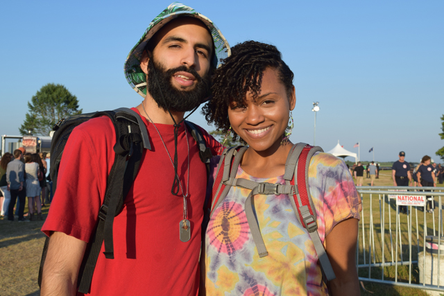 Syesha Mercado and Raj (left) of Jersey City.