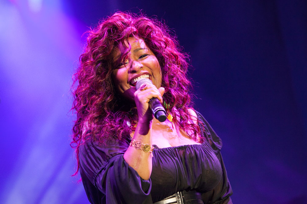 Chaka Kahan performs during Day Two at FOLD Festival. (Credit: Katharine Schroeder)