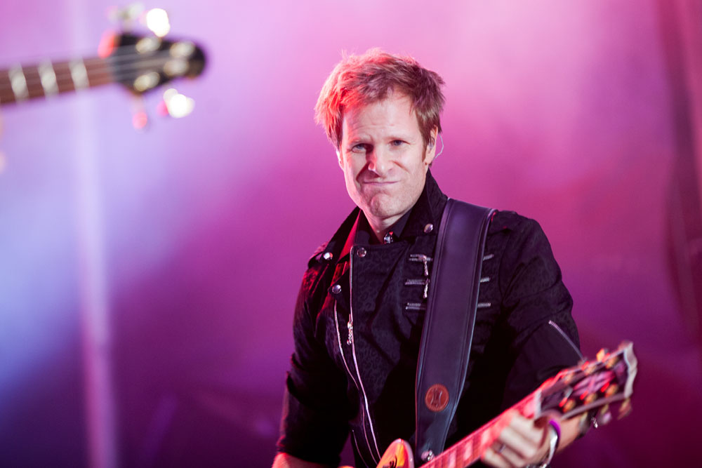 Duran Duran provided the grand finale at the two-day FOLD Festival in Riverhead. (Credit: Katharine Schroeder)