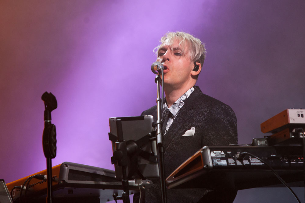 Duran Duran provided the grand finale at the two-day FOLD Festival in Riverhead. (Credit: Katharine Schroeder)