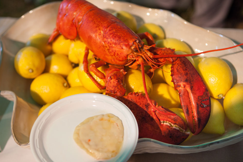 Lobster ravioli from the Jedediah Hawkins Inn. 