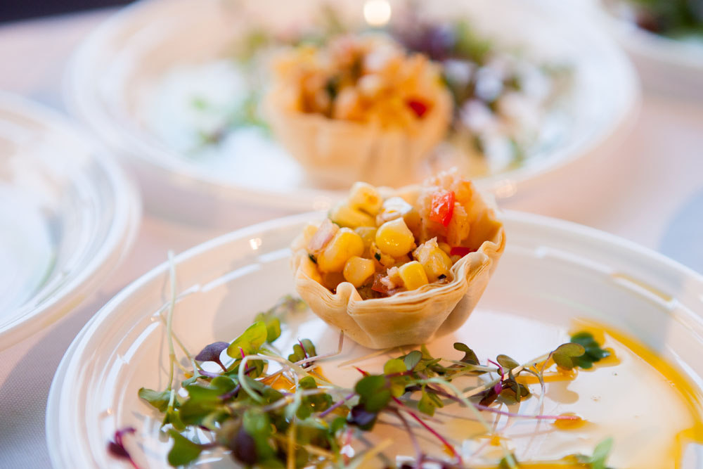 Summer corn gazpacho from The Petulant Wino.