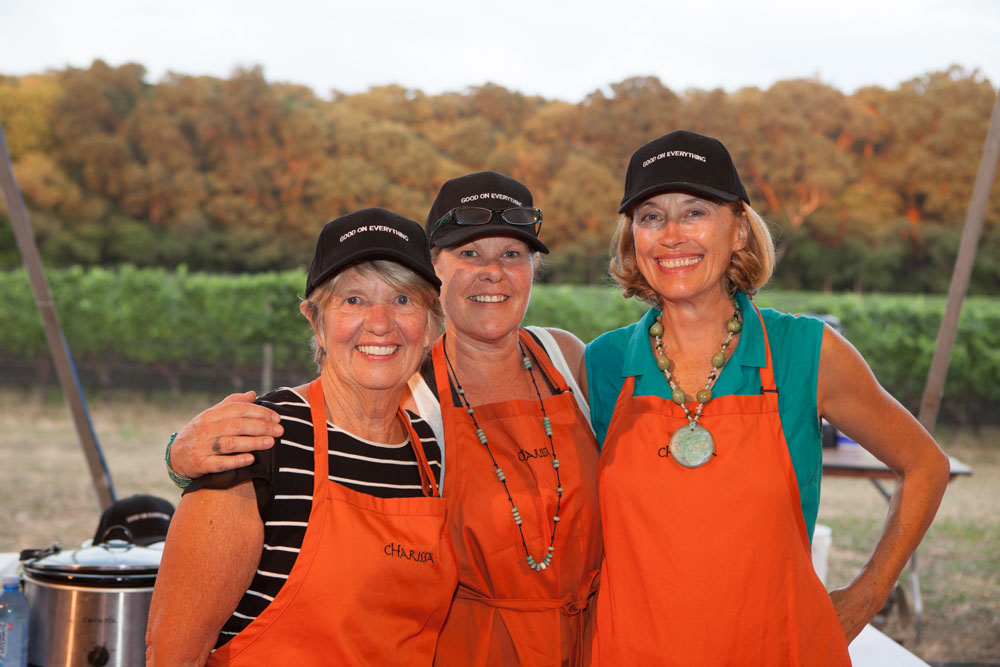 A Taste of the North Fork owner Jeri Woodhouse, left, with Mary Morgan and Jill Barr.