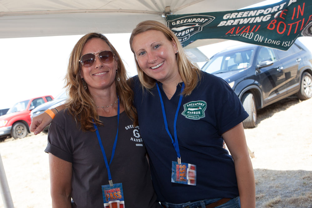 Greenport Harbor Brewing Company's LeeAnn Romanelli and Cait Burkhardt.