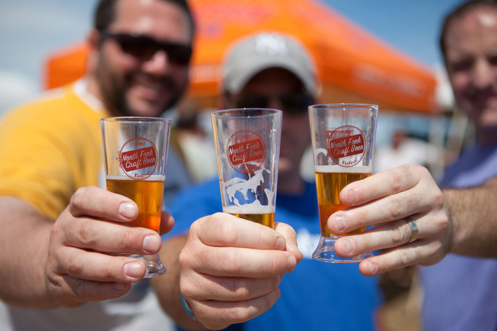 The tasting glasses.