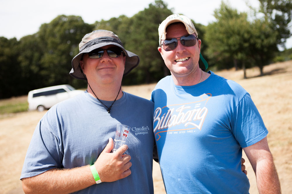 Bob Wilson of Miller Place, left, with Dan O'Hare of Rocky Point.