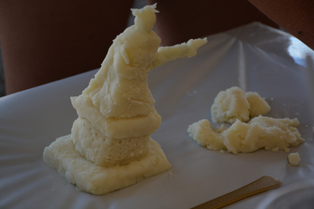 Mashed potato sculpting contest (Credit: Monique Singh-Roy)