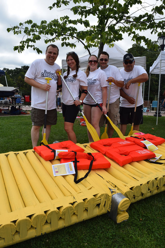 Robert Holeman of Shirley, Christine Zitzelberger of Kings Park, Michele and Jeffrey Jimenez of Mastic and Walter Florian of Mastic.