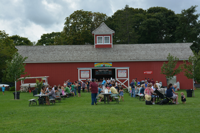 Harbes Family Orchard in Riverhead was the scene of today's Apple Festival