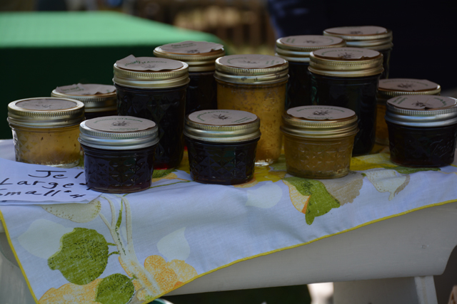 Lots of goodies were for sale like homemade fruit jelly